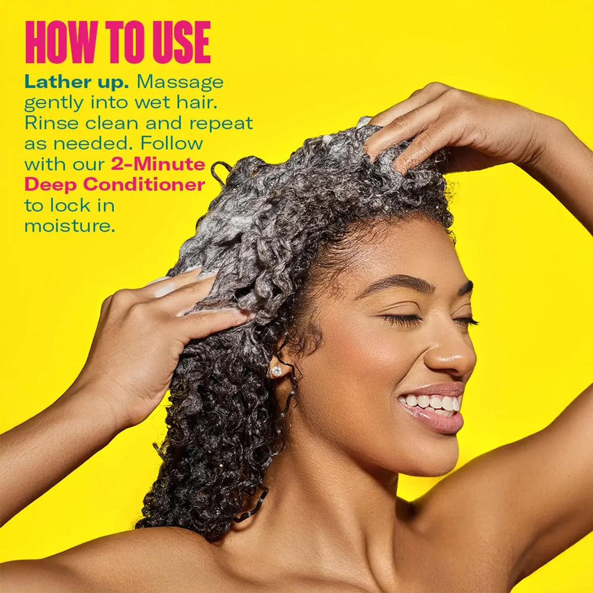 Mielle Organics with Kalahari melon and aloe ingredients highlighting hydration