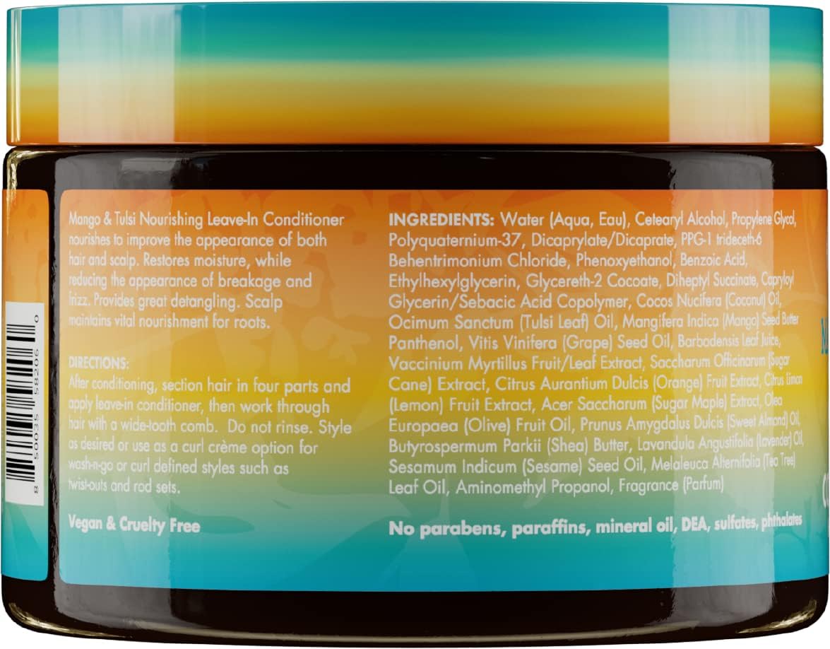 Mielle Organics jar on bathroom shelf suggesting everyday styling routine