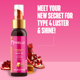 Mielle Organics oil drop pouring to demonstrate lightweight texture and control