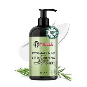 Mielle Organics front packaging showing bottle and label benefits