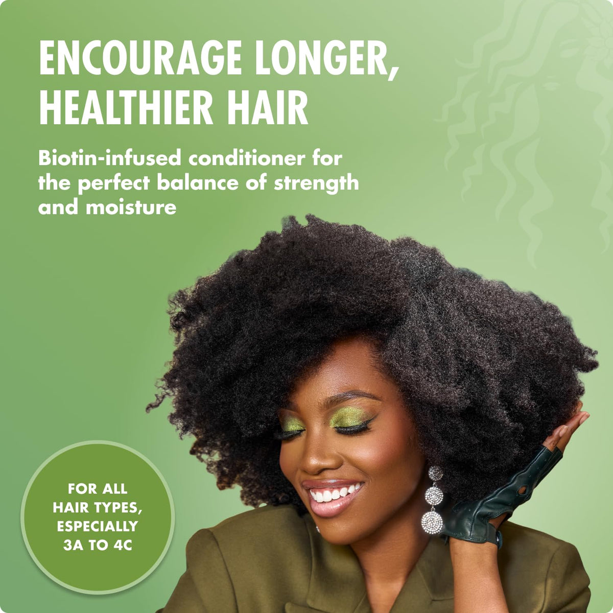 Mielle Organics side label close-up displaying ingredient highlights and directions