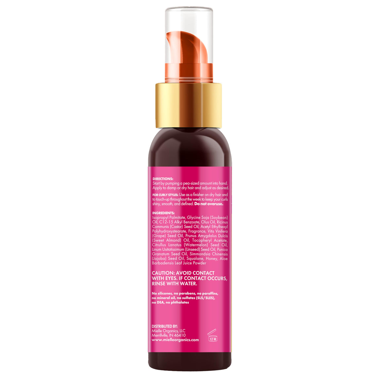 Styled natural curls with Mielle Organics shine and definition in a lifestyle scene