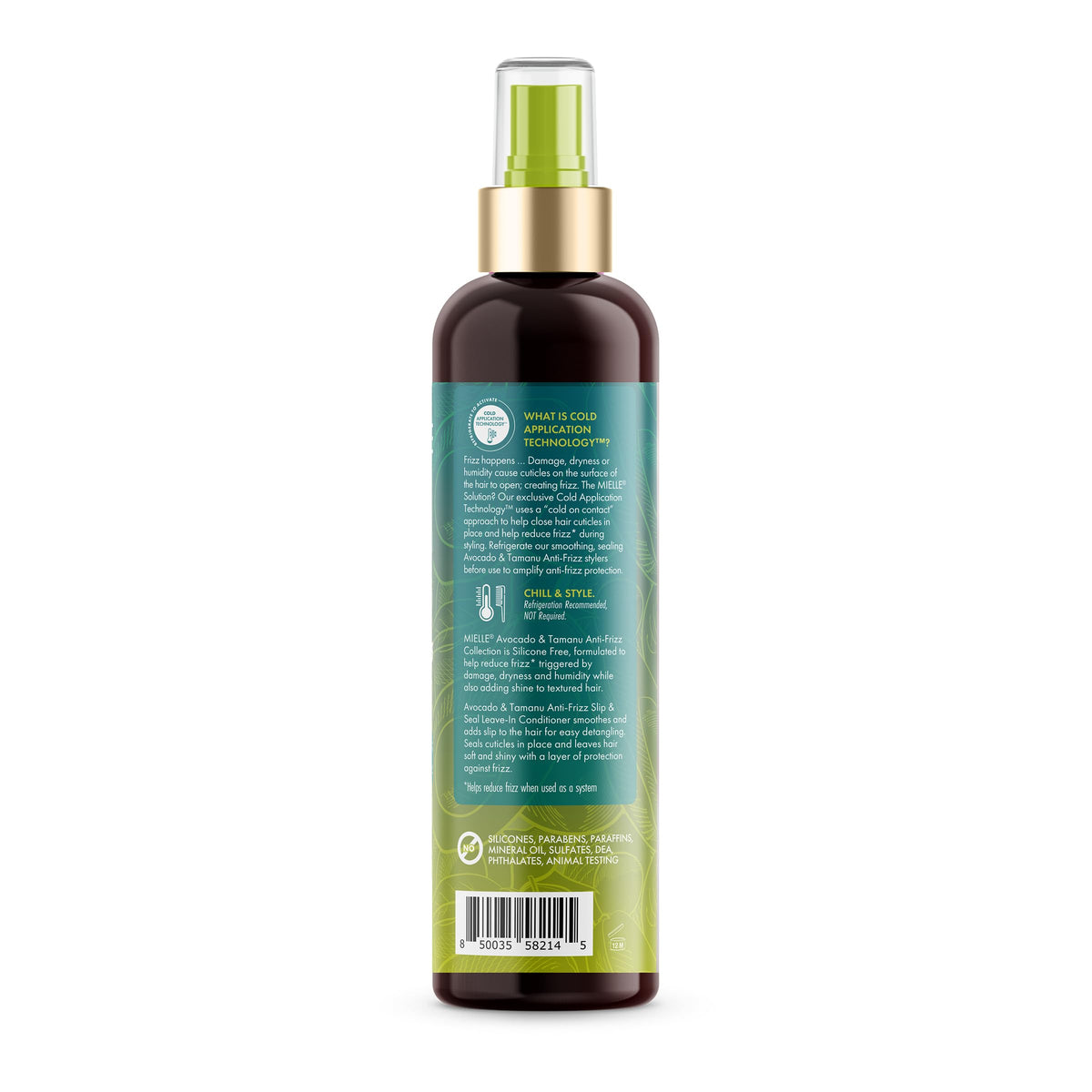 Mielle Organics staged on bathroom shelf as part of styling routine