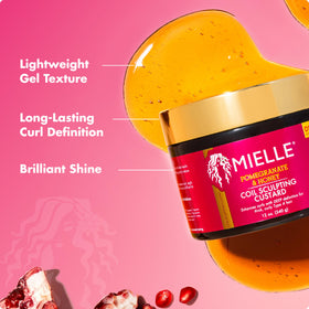 Mielle Organics styled coils dried with diffuser adding volume