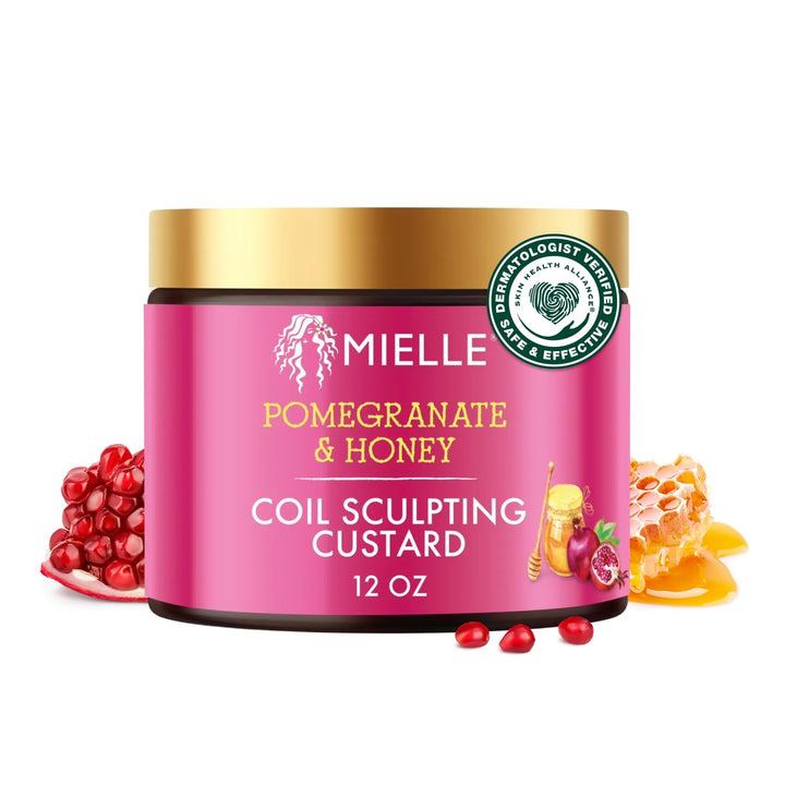 Mielle Organics front jar showing product label and benefits