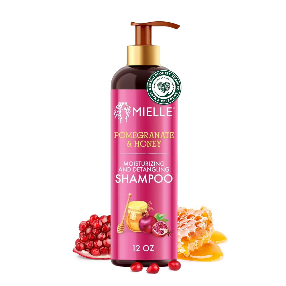 Mielle Organics front packaging showing product and benefits
