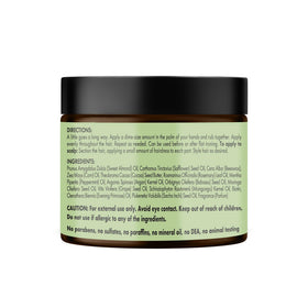 Mielle Organics 5 oz jar next to ruler for size and scale clarity