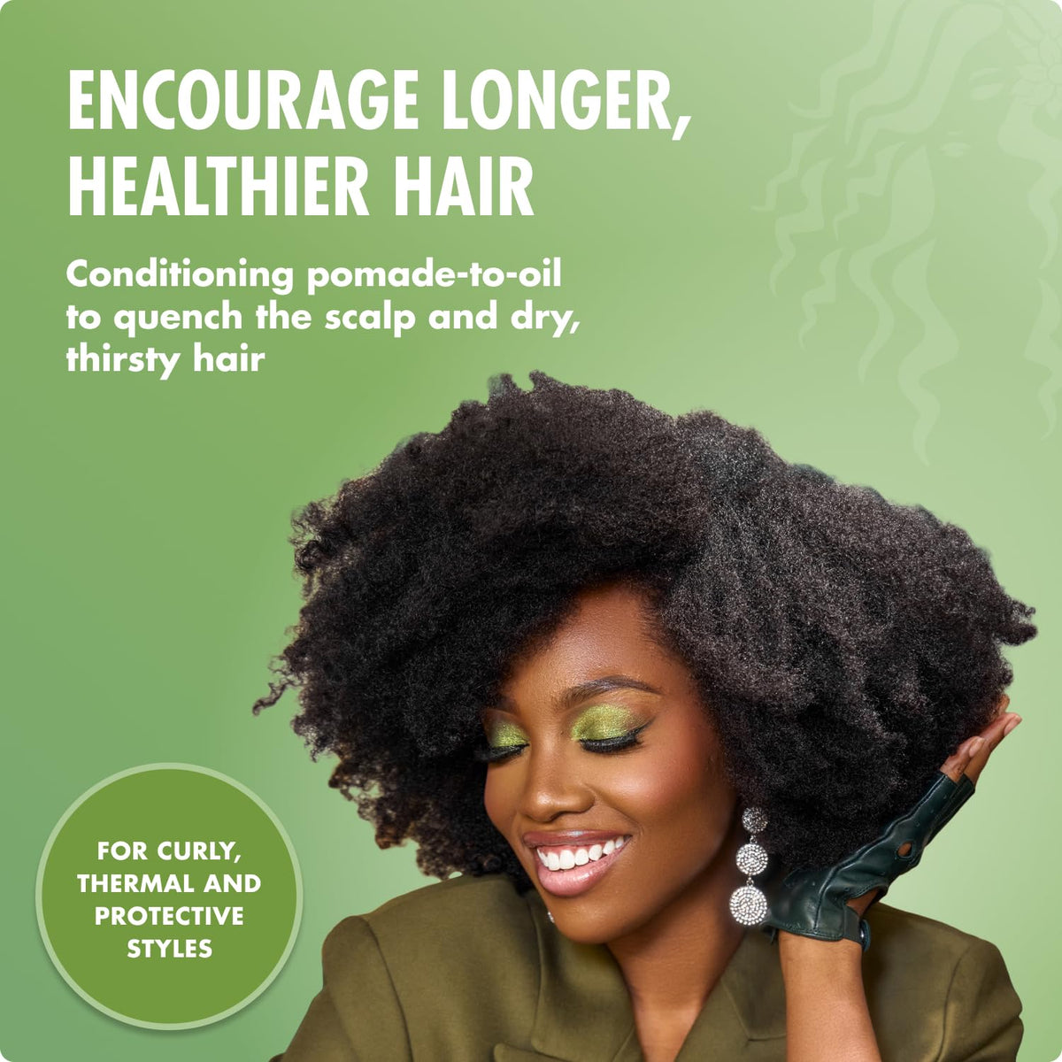 Mielle Organics open jar texture melting pomade for easy application