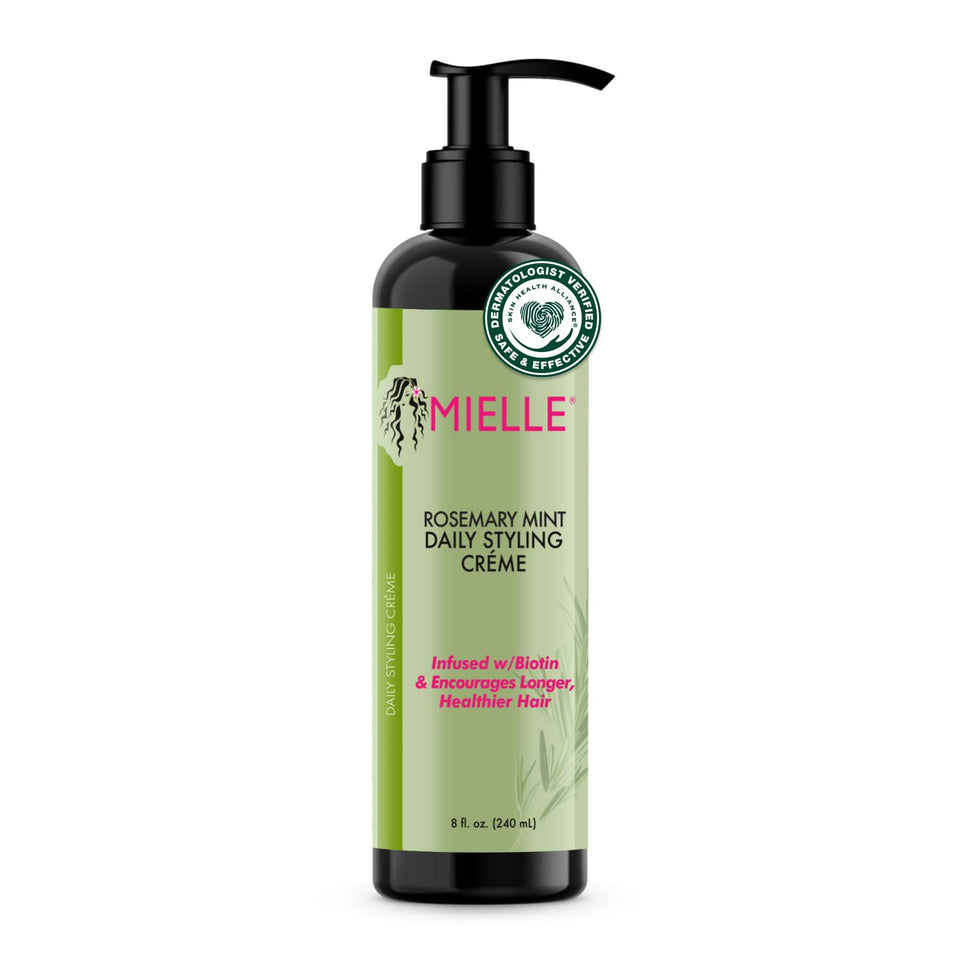 Mielle Organics front jar showing product branding and size benefit