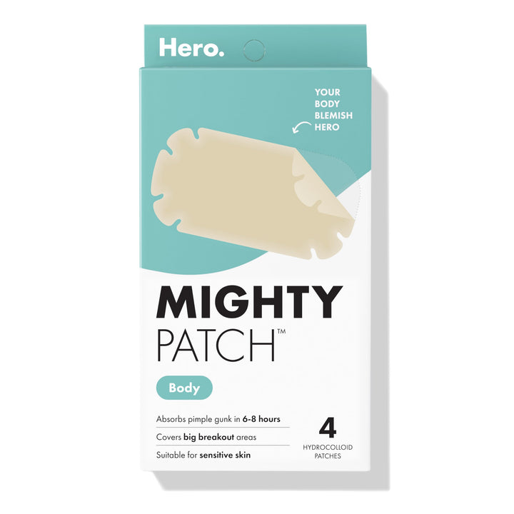 Mighty Patch front packaging showing product and features for quick identification