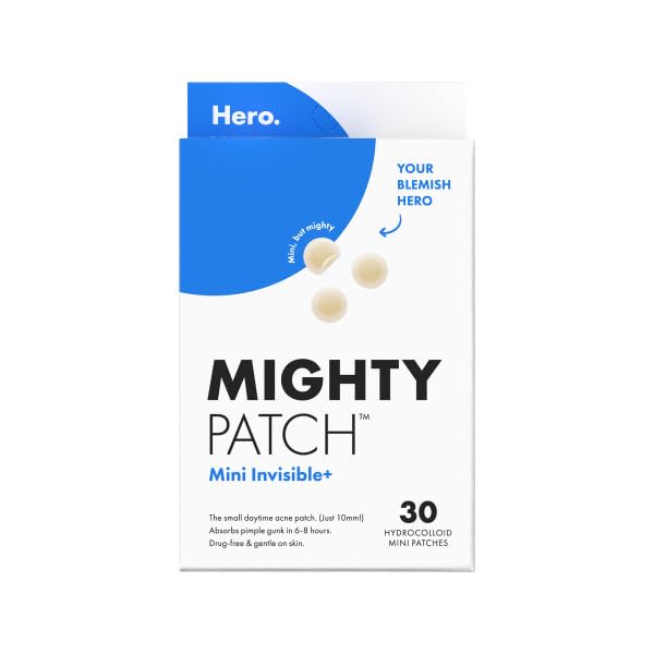 Mighty Patch front packaging showing 30 count and compact design benefit