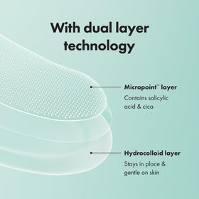Mighty Patch applied on chin showing secure fit and blemish coverage