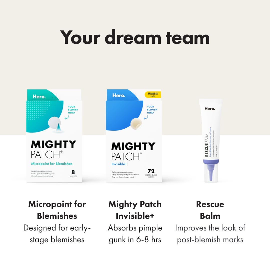 Mighty Patch on vanity demonstrating simple step in daily skincare routine