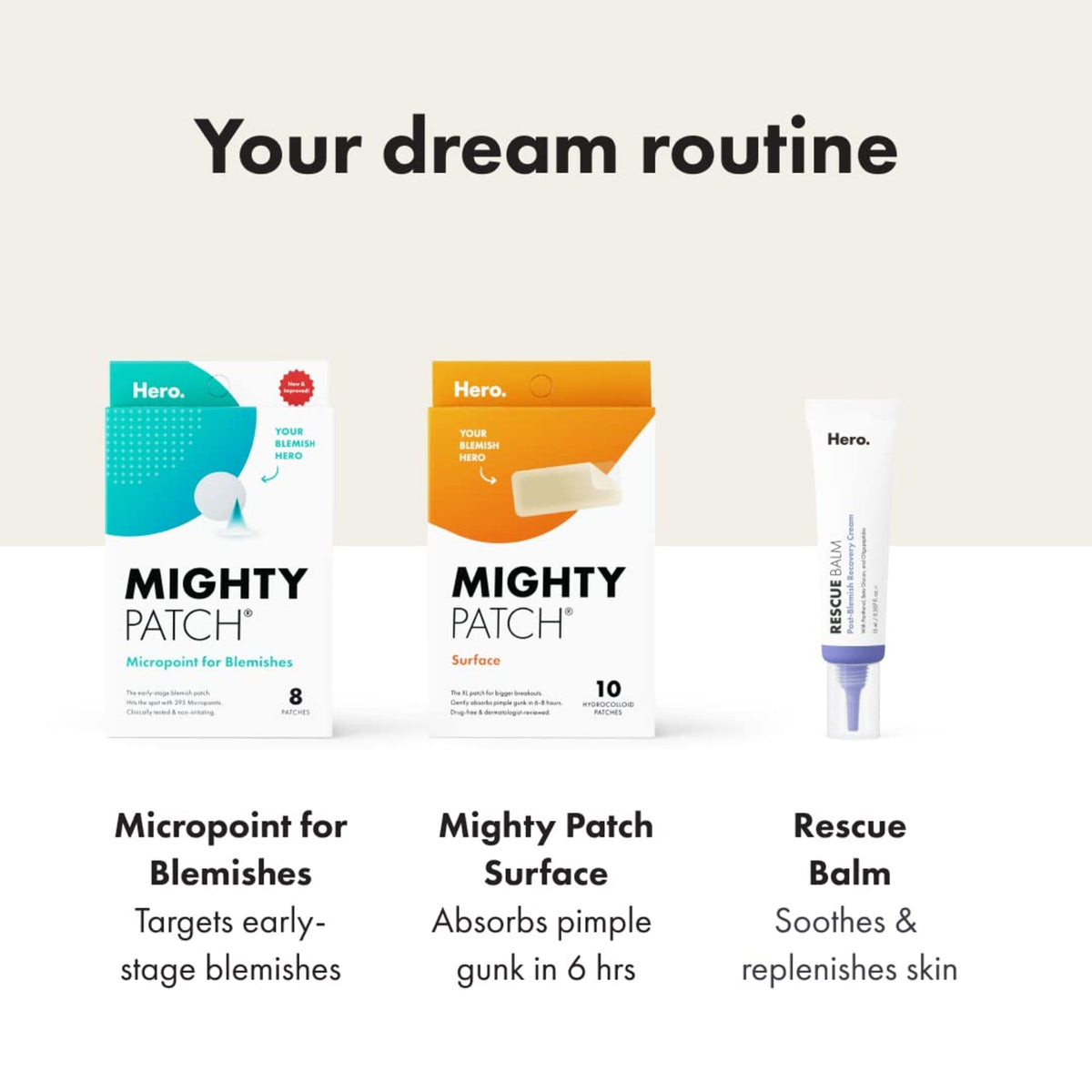 Person wearing Mighty Patch Surface at night showcasing overnight use and healing support