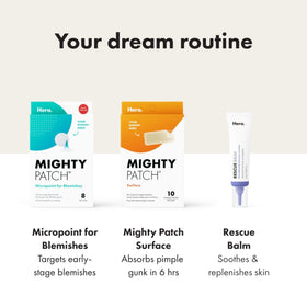 Person wearing Mighty Patch Surface at night showcasing overnight use and healing support
