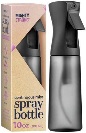 MIGHTY STRONG front packaging view showing sleek 10oz bottle and label, quality visual