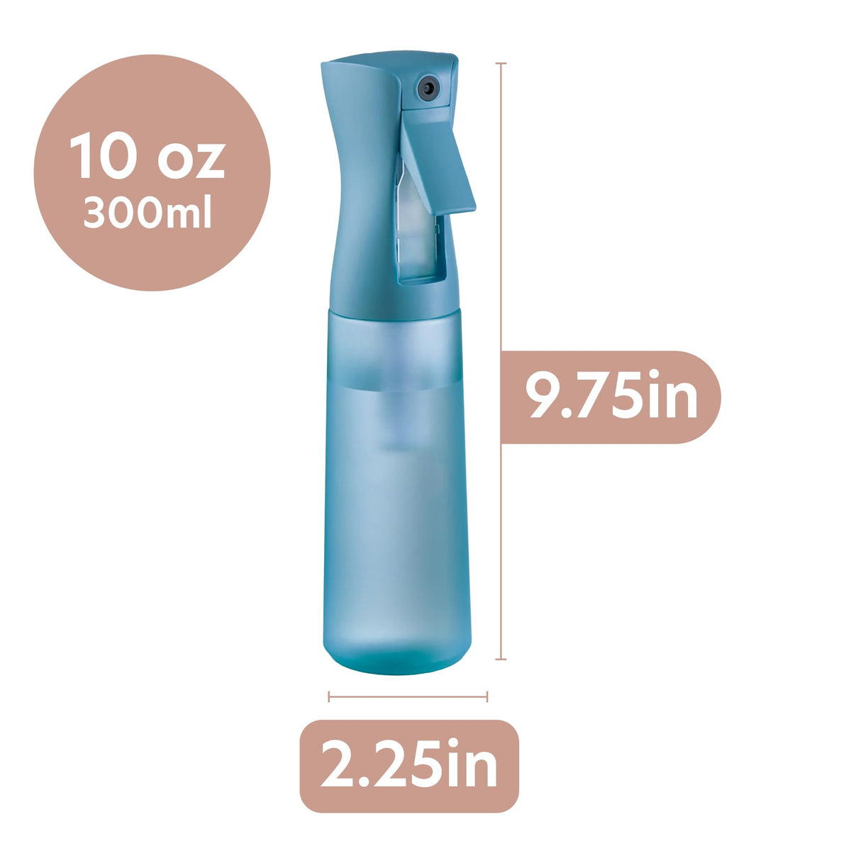 MIGHTY STRONG close-up of ultra-fine nozzle demonstrating consistent misting