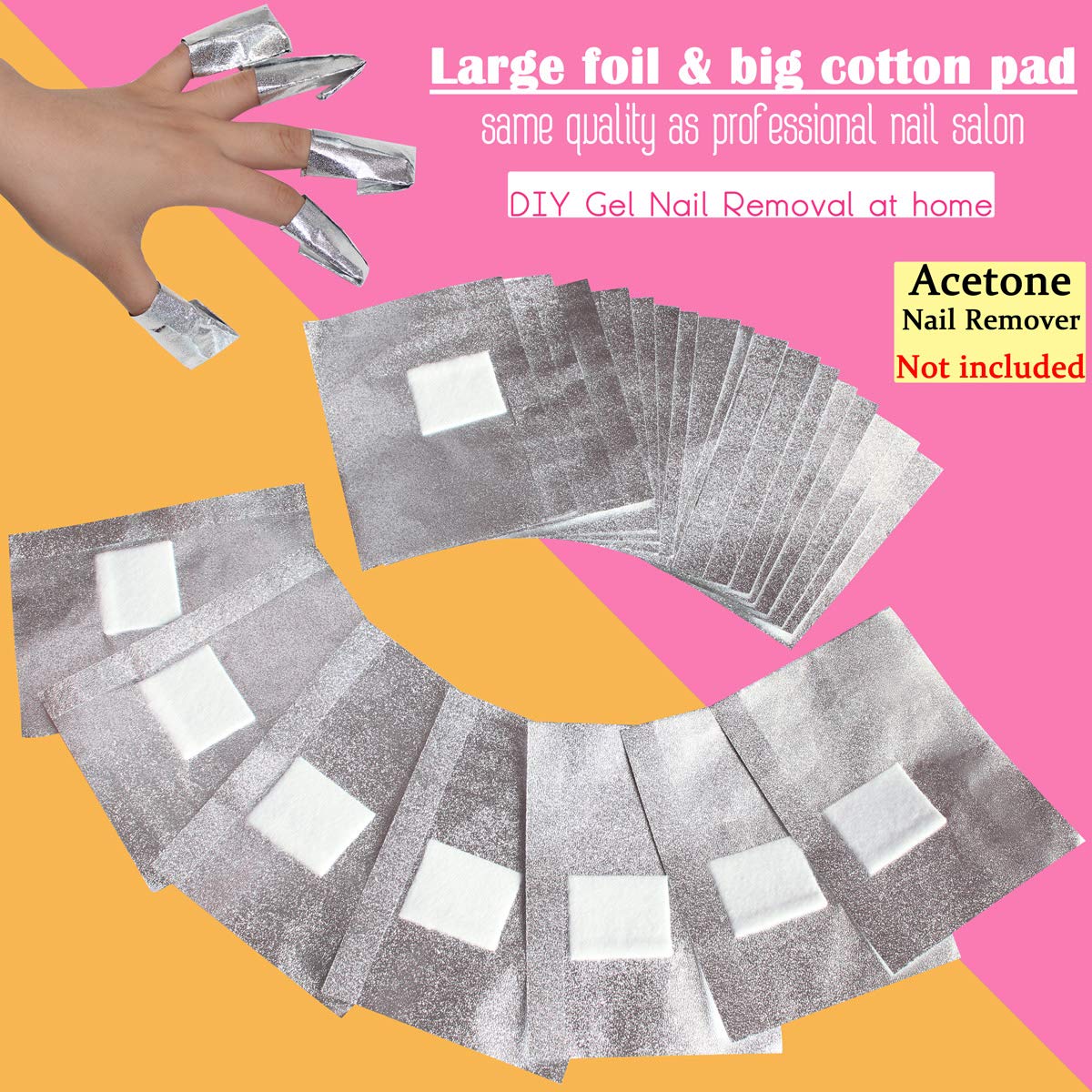 MIILYE close-up lint-free pad texture for clean, fiber-free removal