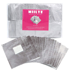 MIILYE front packaging showing 100-count wraps for quick soak-off convenience