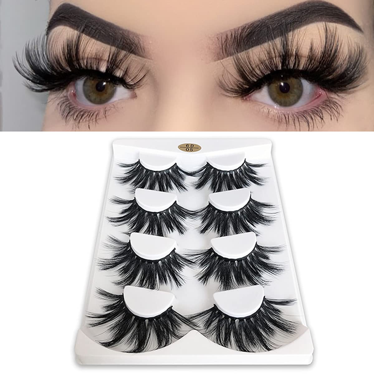 mikiwi front packaging showcasing dramatic 25mm lashes for event-ready eyes