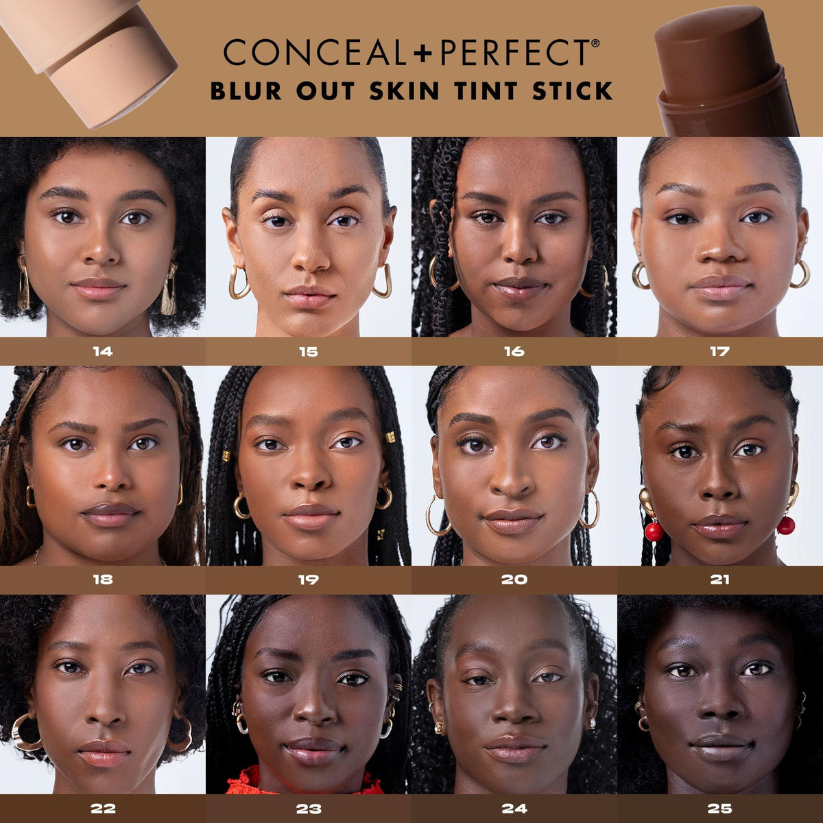 Milani application on cheek illustrating seamless blending benefit