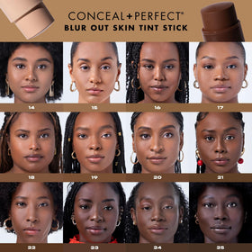 Milani application on cheek illustrating seamless blending benefit