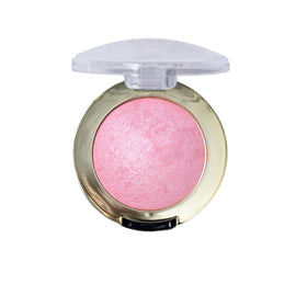Milani close-up of baked pan texture showing finely milled pigment benefit
