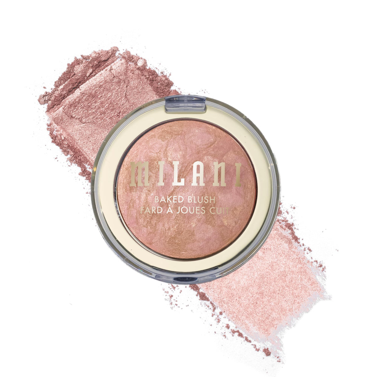 Milani front compact showing Berry Amore shade and travel-ready design benefits