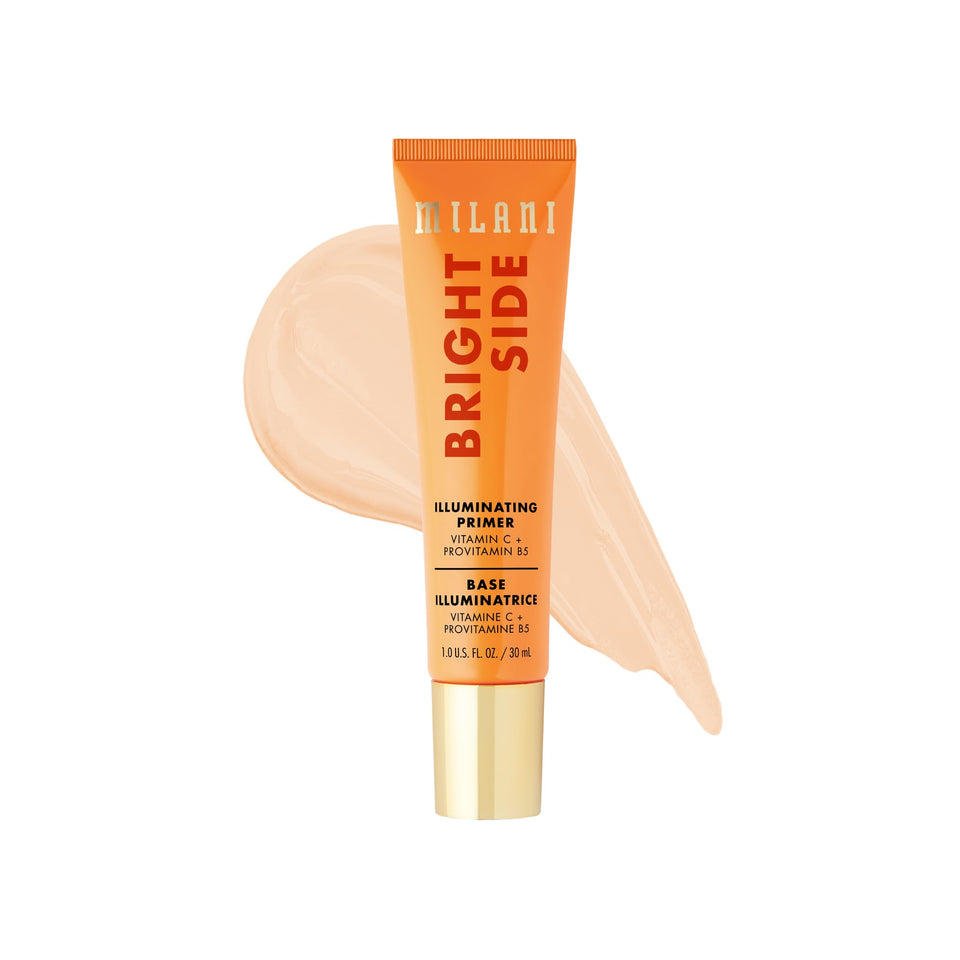 Milani Bright Side front tube showing product and brand for an illuminated base