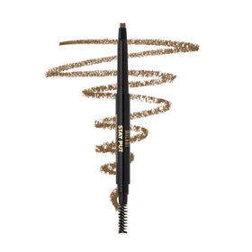 Milani brow pencil front view showing packaging and precise tip benefit