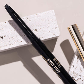 Milani lifestyle application on model for polished everyday brows benefit