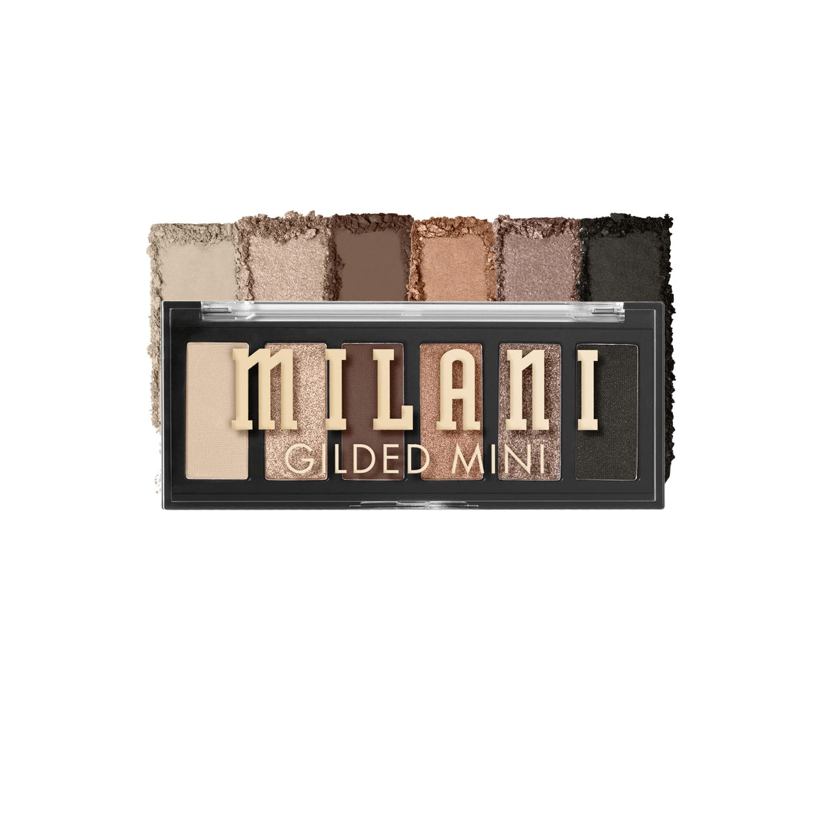 Milani front packaging showing sleek compact for easy travel