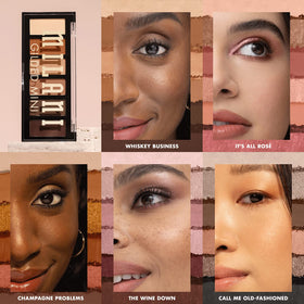 Milani applying shimmer with brush showing easy application and intensity benefit