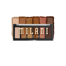 Milani palette front open showing six shades and easy pairing benefit