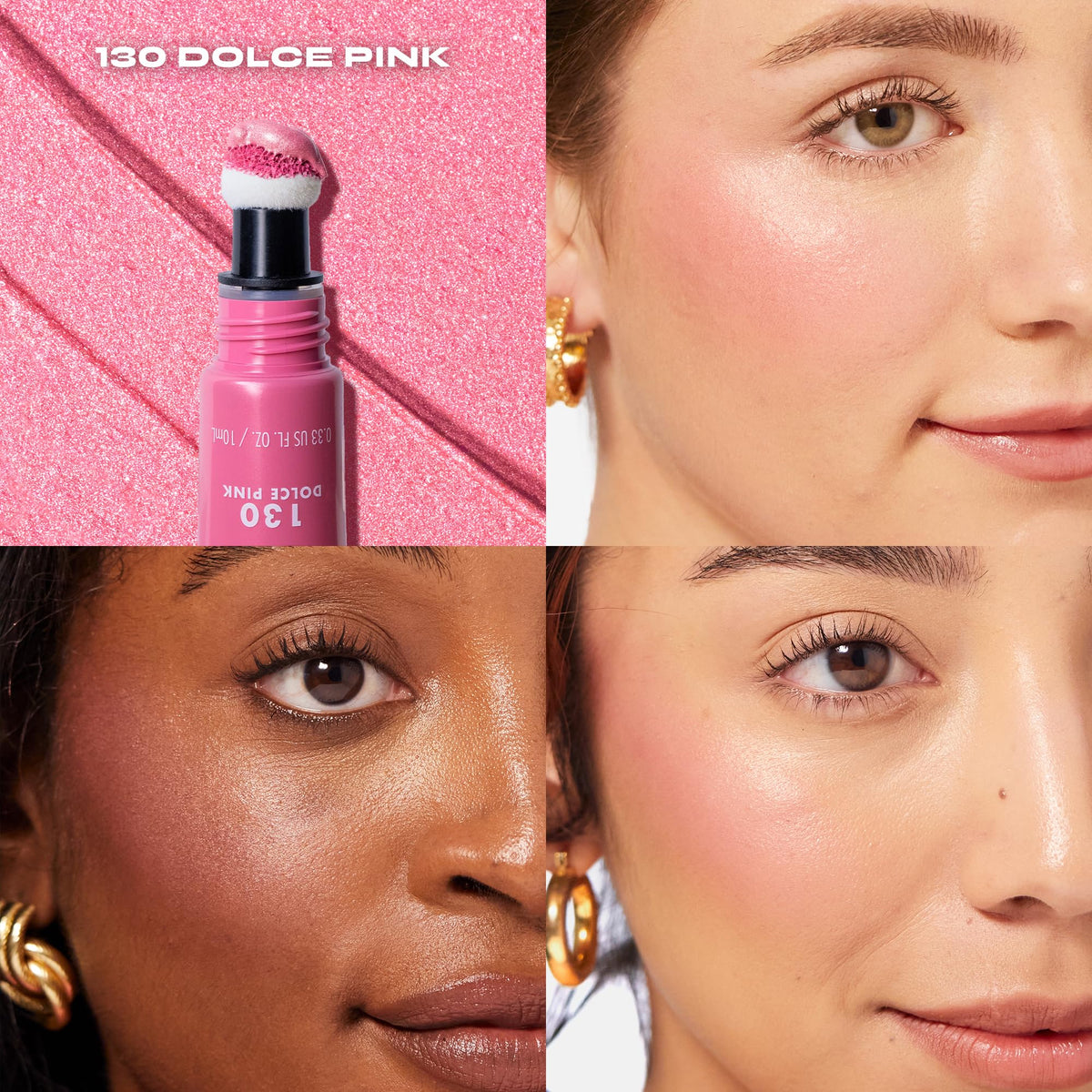 Milani cushion applicator close-up demonstrating precise, even product delivery
