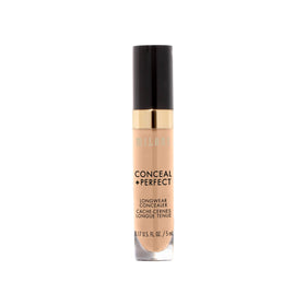Milani concealer tube beside vitamin E capsule highlighting moisturizing benefit