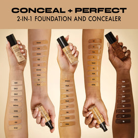 Milani application under-eye showing targeted coverage and brightening effect