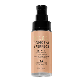 Milani product applied under-eye illustrating concealment of dark circles