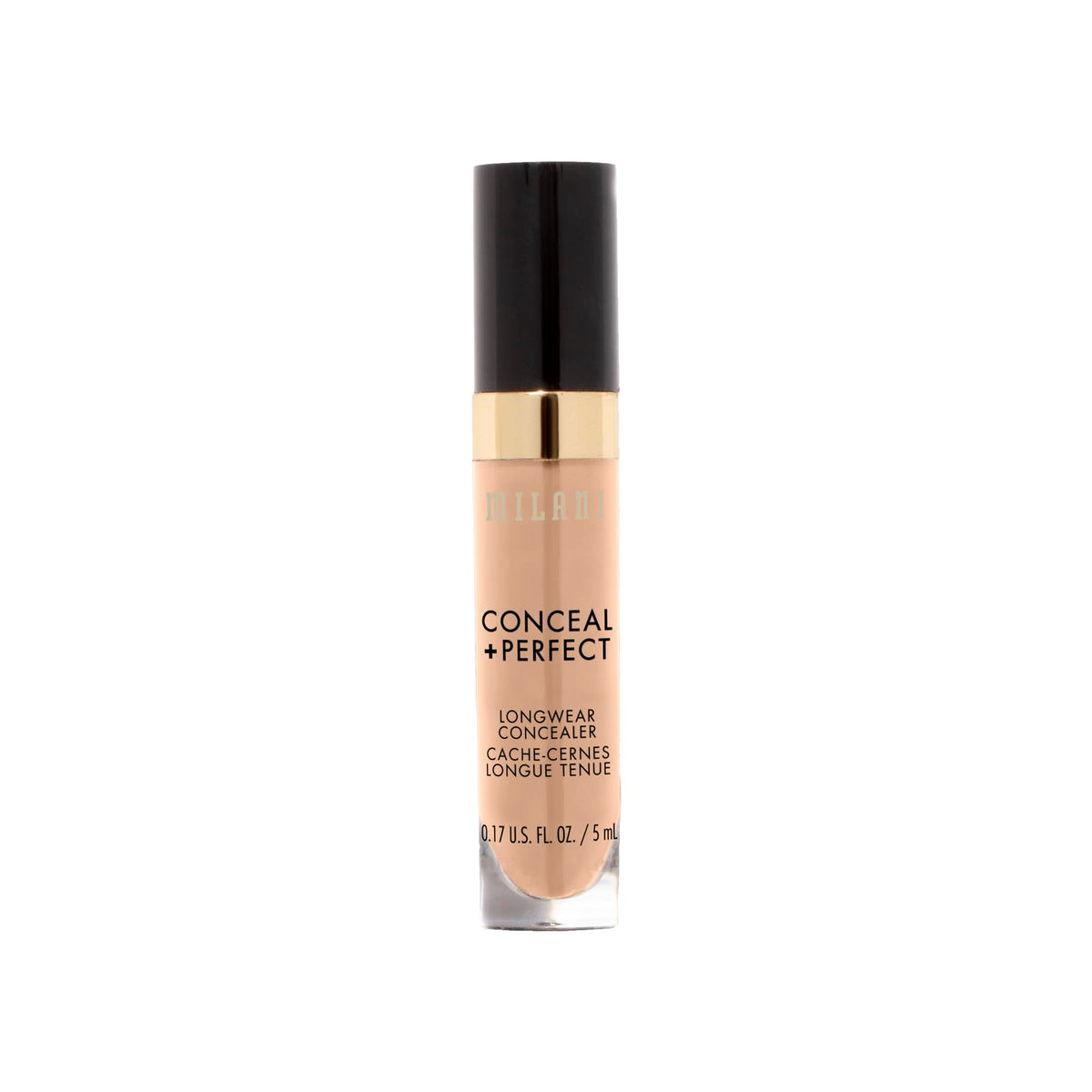 Milani concealer styled in a makeup bag to show real-life convenience benefit