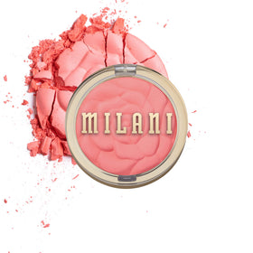 Milani compact front view showing Coral Cove shade and portable design benefit