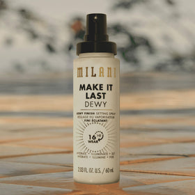 Milani application on model illustrating refreshed luminous complexion