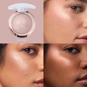 Milani Dolce Perla swirl pattern texture highlighting multidimensional pearl finish