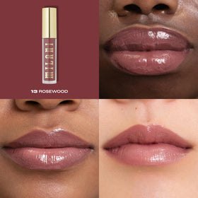 Milani applicator close-up showing precise tip for even gloss application