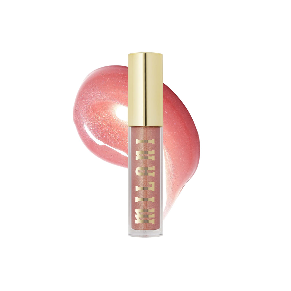 Milani lip gloss Luminoso front packaging showing product and shade