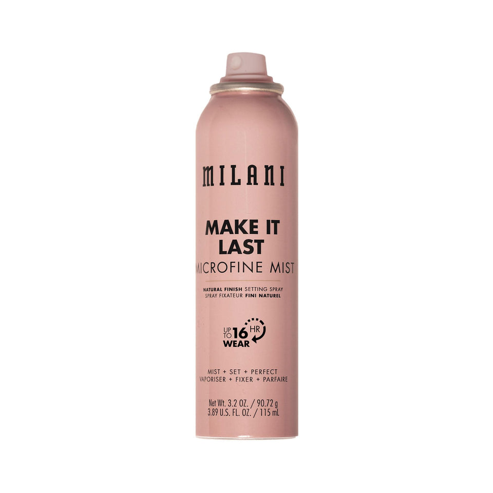 Milani front packaging showing bottle and brand with longwear benefit