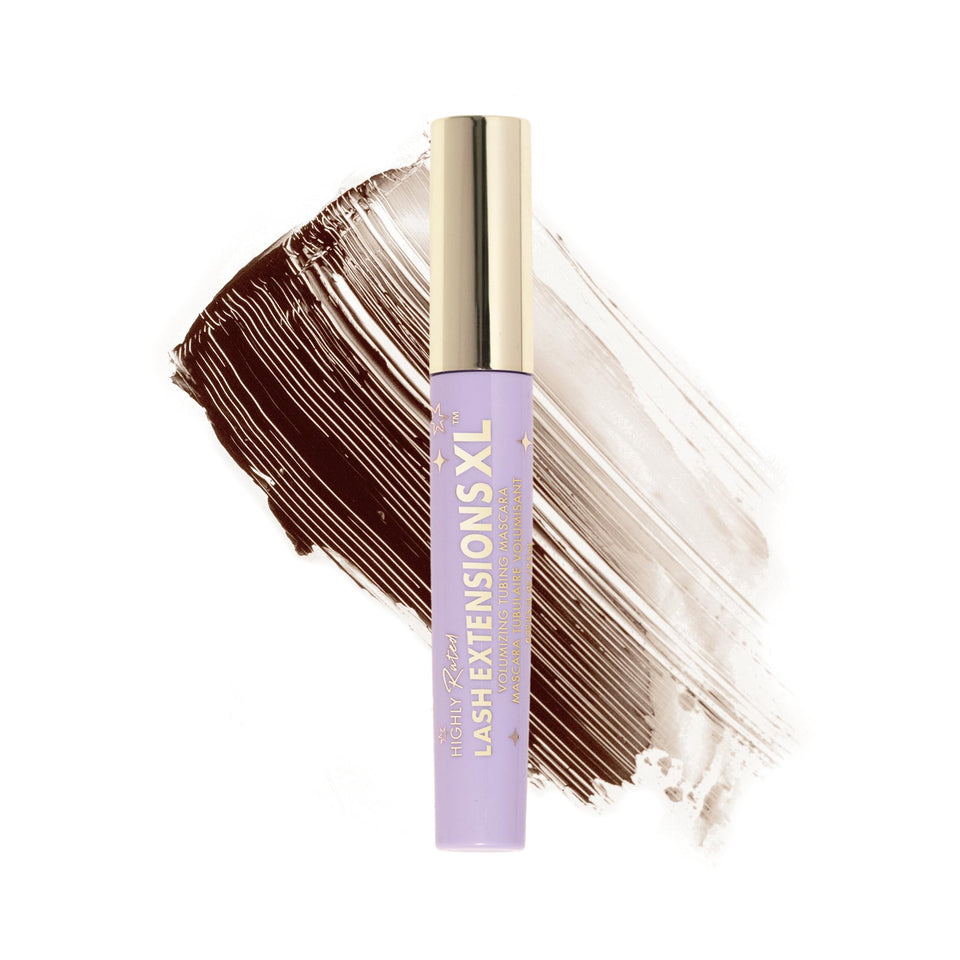 Milani front packaging showing brown mascara tube and branding, ready to apply