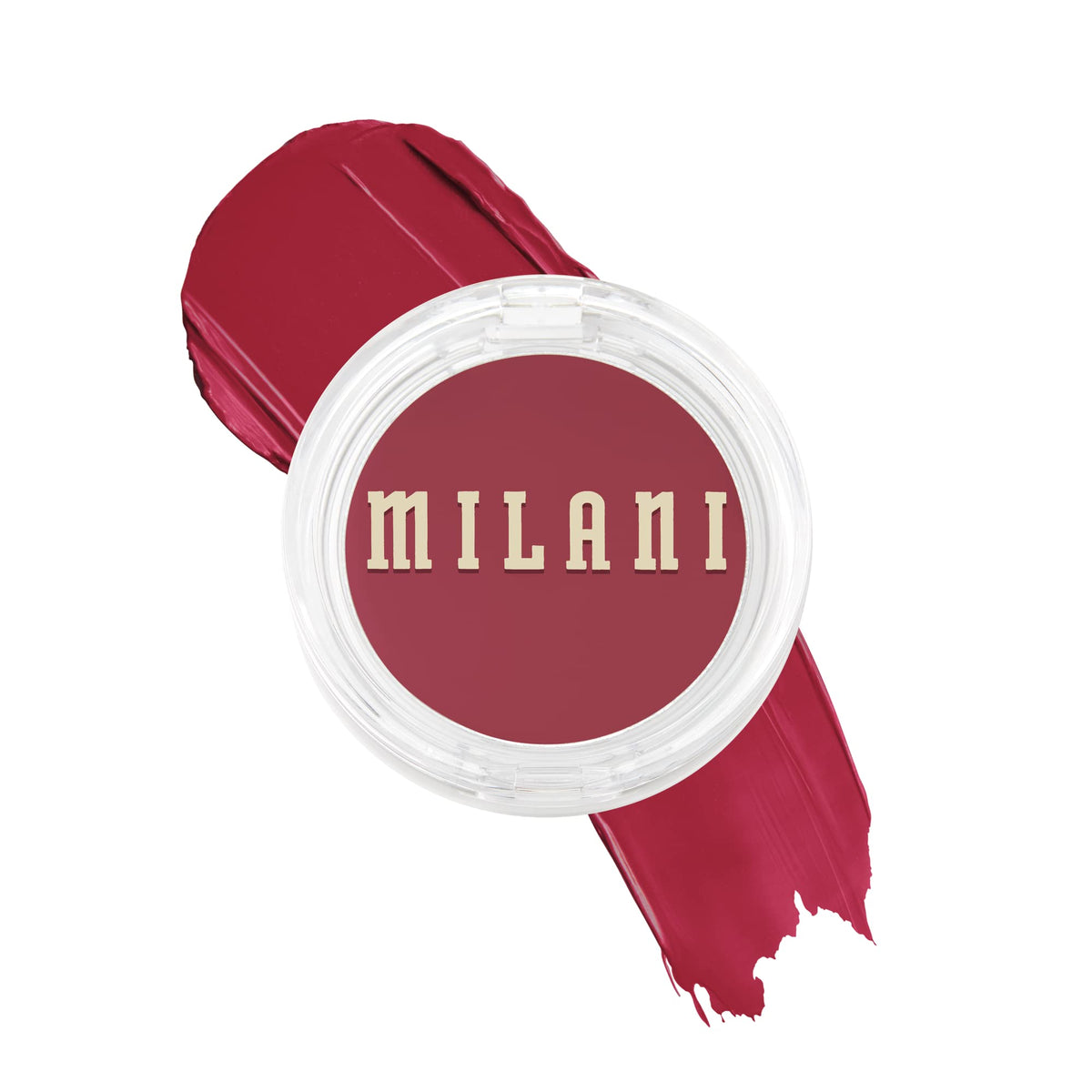 Milani Merlot Moment front compact showing product and shade for easy selection