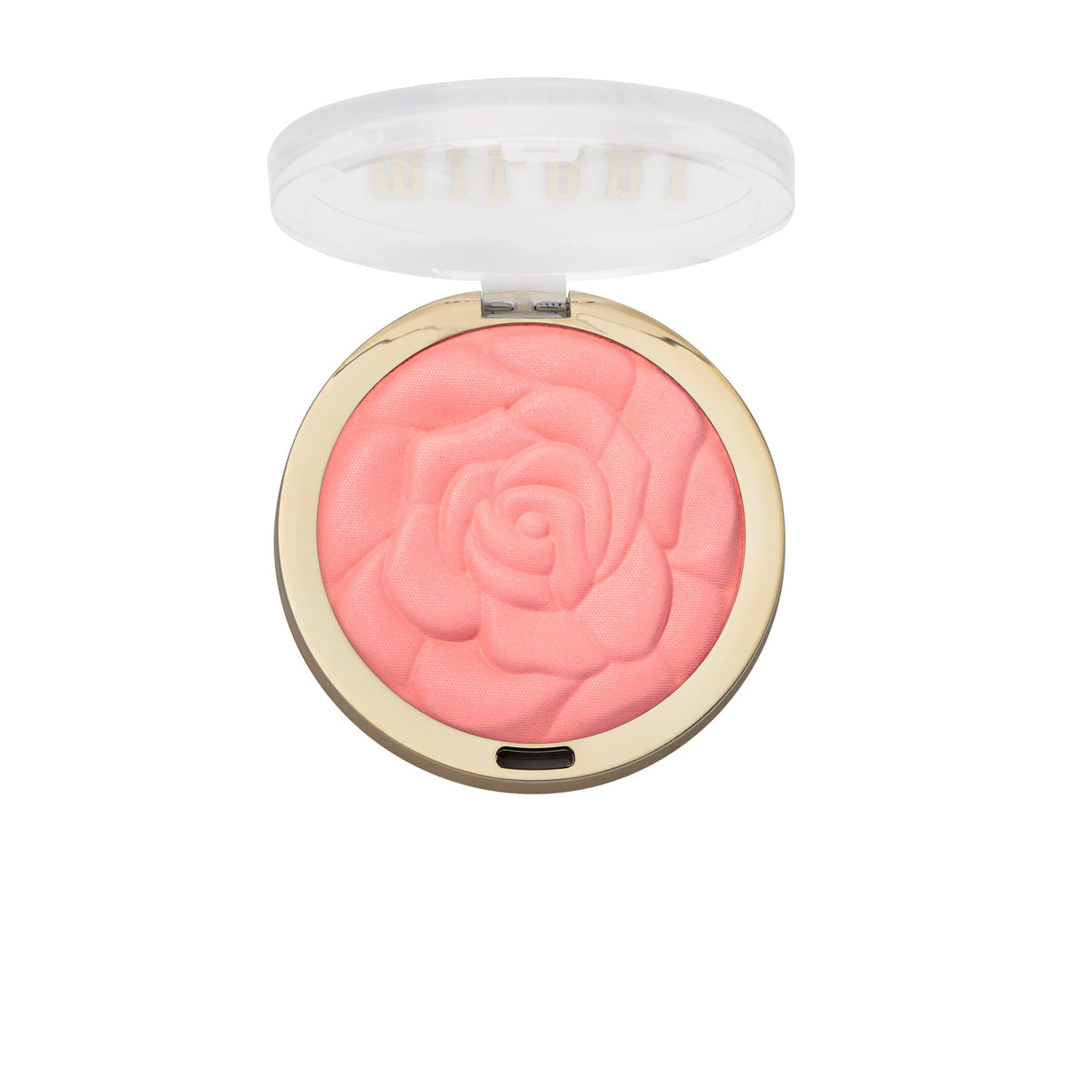 Milani included mini brush detail illustrating on-the-go touchup convenience