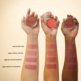 Milani applying with finger demonstrating easy blend and quick application benefit