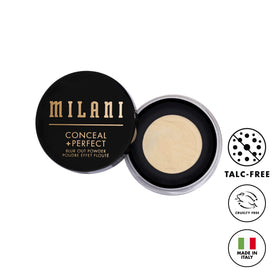 Milani open jar with netting visible to demonstrate controlled dispensing benefit